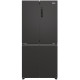 Haier Multi-Door Refrigerator, 181.5x83.3x65, Fridge-311L, Freezer-156L, 4-Door, A+, NF, Inv., Display, Black