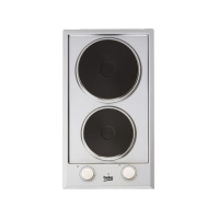 Beko Electric Cooktop, 30cm, Domino, Stainless Steel
