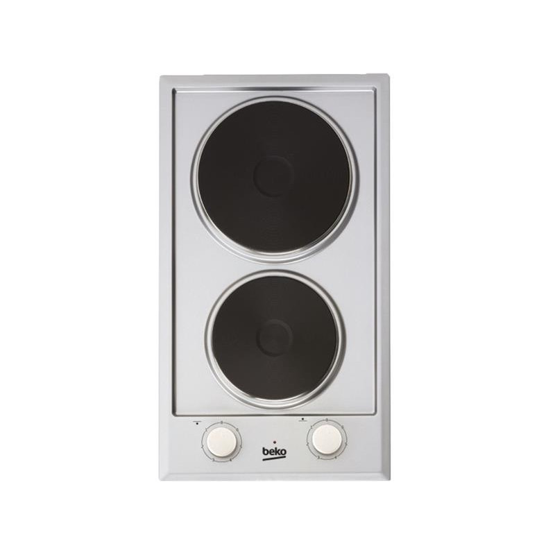 Beko Electric Cooktop, 30cm, Domino, Stainless Steel