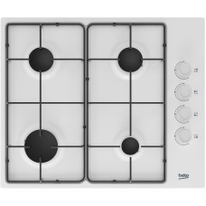 Варочная поверхность Beko газовая, 60см, белый