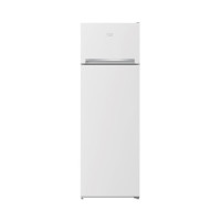 Beko Top-Freezer Refrigerator, 160x60x54, Fridge-204L, Freezer-46L, 2-Door, A+, ST, White