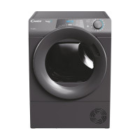 Candy heat pump tumble dryer, 7kg, A++, 48.6cm, display, Wi-Fi, silver