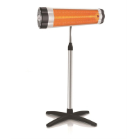 Infrared Heater UFO Star 2400 + Telescopic Leg 2.4 kW, up to 28 m2, wall or floor mount, Flamentin, IP44, mechanical control