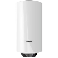 Electric water heater Ariston round slim PRO1 ECO 65 V SLIM 1.8K PL EU, 65L, 1.8kW, electronic control, B, white