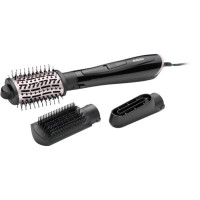 Babyliss Style Smooth Hot Air Brush, 1000W, 2 Modes, Ionization, Cool Shot, Ceramic, Black