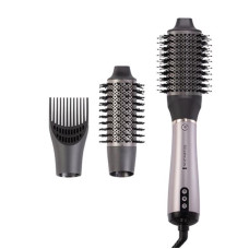 Фен-щітка Remington ProLuxe You Adaptive, 1000Вт, 3 режими, іонізація, хол. обдув, кераміка, сірий