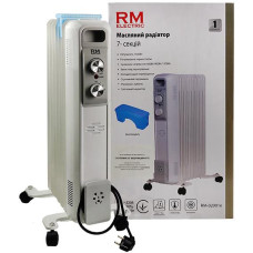 Обогреватель масляный Stanley RM Electric, 15м2, 1500Вт, мех. упр-ние, 7 секций, увлажнитель, белый