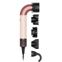 Dyson HD17 Supersonic R Ceramic Pink/Rose Gold Hair Dryer, 1700W, 4 Modes, Ionization, Cool Shot, 5 Attachments, Pink