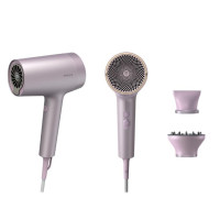Philips 7000 Series Hair Dryer, 1800W, 2 Modes, Diffuser, Ionization, Cool Shot, Purple