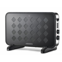 Convector ARDESTO, 20m2, 2000W, mech. control, open heating element, black