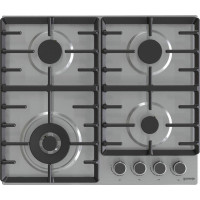Gorenje GW642ABX gas hob, 60cm, cast iron, stainless