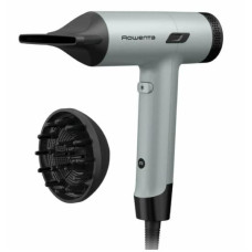 Фен Rowenta Tiny, 1600Вт, 3 режими, дифузор, іоніз-я, хол. обдув, зелено-чорний