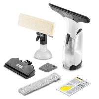 Karcher WV 2 PLUS NP Window Vacuum, water -0.1L, runtime up to 35min, weight-0.6kg, white