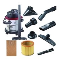 Thomas INOX 1530 PRO Wet/Dry Vacuum Cleaner, 1500W, 30L Water Tank, Aquafilter, Gray