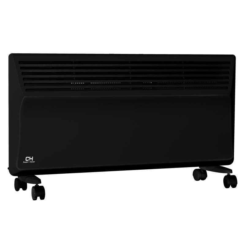 Convector Cooper&Hunter, 25m2, 2000W, elec. control, closed heating element, IP24, black