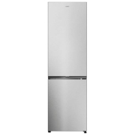 Candy Refrigerator with Bottom Freezer, 182.5x54.5x60, Fridge-197L, Freezer-82L, 2-door, A+, NF, Stainless