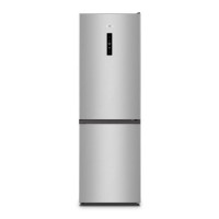 Bottom-Freezer Refrigerator Gorenje, 185x60x60cm, 2-Door, 210(110)L, A++, NoFrost Plus, FreshZone, Ext. Display, Gray