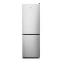 Gorenje Refrigerator with Bottom Freezer, 185x60x60cm, 2-Door, R-207L, F-97L, A+, NoFrost Plus, Fresh Zone, Display, Grey