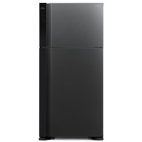 Hitachi Top-Freezer Refrigerator, 184x86x74, Fridge-405L, Freezer-145L, 2-Door, A++, NF, Inv., Zero Zone, Black