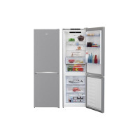 Beko Refrigerator with Bottom Freezer, 186x60x67, Fridge-215L, Freezer-109L, 2-Door, A++, NF, Stainless