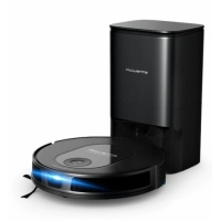 Rowenta X-Plorer Serie 65+ Robot Vacuum Cleaner, 2300Pa, h=9.5cm, 0.3L water, 0.35L dust bin, up to 168min runtime, black