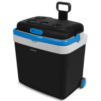 Sencor Road Cooler, 48.8x45.6x34.3, 33L, 1-door, on wheels, black