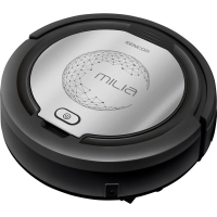 Sencor Robotic Vacuum Cleaner, 100W, h=7.5cm, dust bin 0.2L, runtime up to 45min, weight 2.5kg, HEPA, black