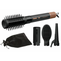 Rowenta Air Shape Hot Air Brush, 1300W, 3 modes, ionization, cool shot, 4 attachments, ceramic, black-gold