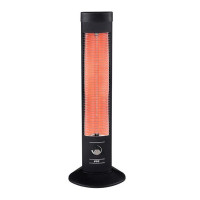 UFO Flamentin infrared heater, 24m2, 2000W, mechanical control, column type, black
