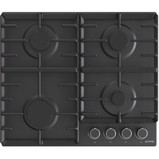 Варильна поверхня Gorenje G642AB газова, 60см, чавун, чорний