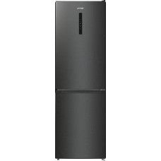 Холодильник Gorenje NRK619EABXL4 з нижн. мороз. камерою, 185х60х60см, 2 дв., Х- 204л, М- 96л, A+, NoFrost Plus, Fresh zone, чорний