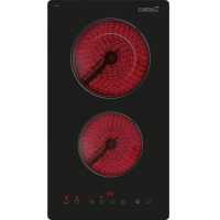 Cata electric ceramic glass hob, 30cm, domino, TD 3002 BK, black