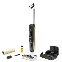 Karcher cordless vacuum cleaner FCV 4 Dry Extra, wet cleaning, dust container -0.45L, water -0.75L, runtime up to 45min, self-cleaning, white