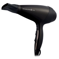 Remington Silk Hair Dryer, 2400W, 3 Modes, Diffuser, Ionization, Cool Shot, Brown