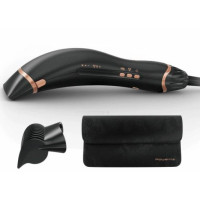 Rowenta Ultimate Experience Air Motion Hair Dryer, 1300W, 3 Modes, Comb Attachment, Storage Case, Ionization, Cool Shot, Black