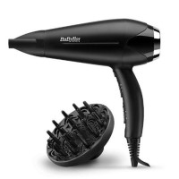 Babyliss Turbo Smooth Hair Dryer, 2200W, 3 Modes, Diffuser, Ionization, Cool Shot, Black