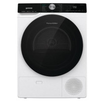 Gorenje tumble dryer with heat pump, 9kg, A++, 60cm, display, 15 programs, drum light, white
