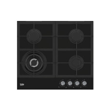 Варочная поверхность Beko газовая, 60см, чугун, черный