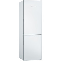 Bosch refrigerator with bottom freezer, 186x60x65, fridge-215L, freezer-94L, 2-door, A++, ST, white
