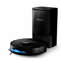 Rowenta X-Plorer Serie 135+ Standart Robot Vacuum Cleaner, 5000Pa, H=9.5cm, 0.28L Dust Bin, 0.29L Water Tank - Wet Mopping, Self-Cleaning, Up to 12