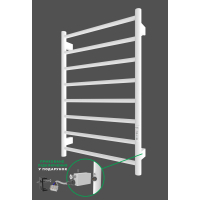 ARDESTO Classik-TR K electric towel warmer, 770x530x80mm, timer-regulator, steel, matte white