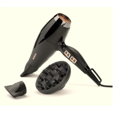 Фен Babyliss Air Power Pro, 2300Вт, 3 режими, дифузор, іоніз-я, хол. обдув, кераміка, чорно-рожевий