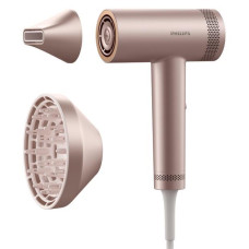 Фен Philips 8000 Series, 1400Вт, 3 режими, іонізація, хол. обдув, турборежим, рожевий