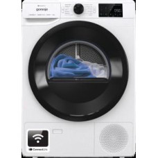 Сушильна машина Gorenje тепловий насос, 9кг, A++, 60см, дисплей, 16 програм, Wi-Fi, білий