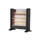 ARDESTO Quartz Infrared Heater, 22m2, 2200W, Mechanical Control, Floor-Standing, Black