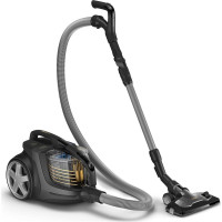 Philips 9000 series Bagless Vacuum Cleaner, 900W, 2.2L Dust Container, HEPA13, Turbo Brush, Power Control on Handle, Black