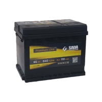 Starter Battery 65Ah SADA Premium Line SMF 65Ah, 640A