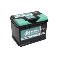 Car Battery 12V 62Ah (-/+) ukr MIDAC Hermeticum