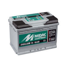 MIDAC Sigillum Аккумулятор автомобильный 12V 82Ah (-/+)