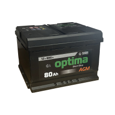 Автомобильный аккумулятор Optima AGM 6СТ-80 12В 80Ач 800А